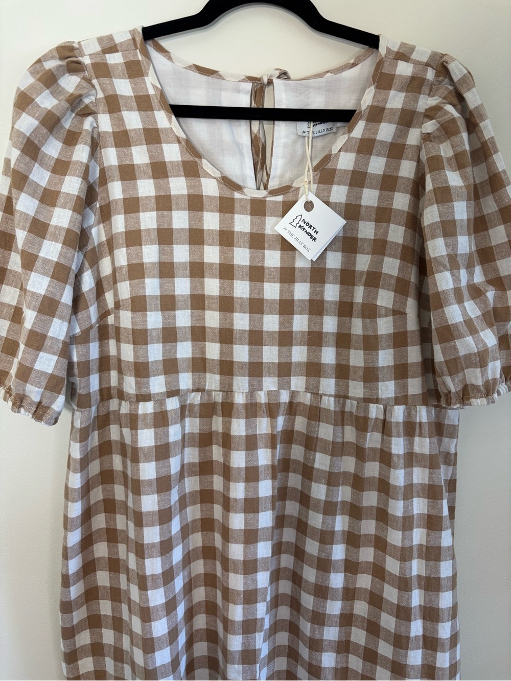 NWT The North Kinder Gingham Jilly Dress - Picture 3 of 11